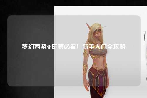 夢(mèng)幻西游SF玩家必看！新手入門全攻略