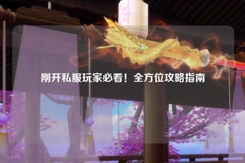 剛開(kāi)私服玩家必看！全方位攻略指南