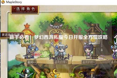 新手必看！夢(mèng)幻西游私服今日開服全方位攻略
