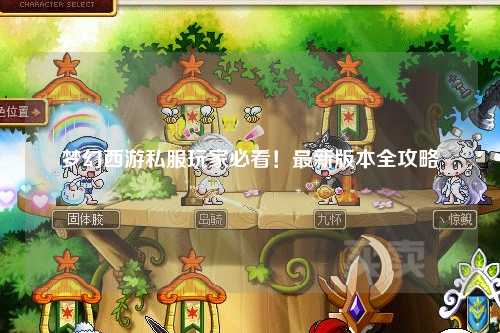 夢幻西游私服玩家必看！最新版本全攻略